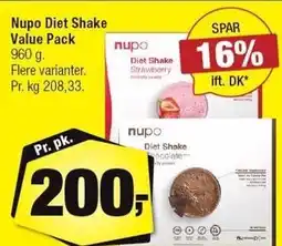 Calle Nupo Diet Shake Value Pack tilbud