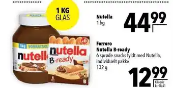 Citti Nutella eller Ferrero Nutella B-ready tilbud