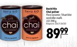 Citti David Rio Chai pulver tilbud