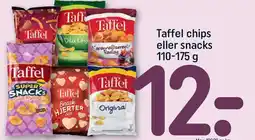 REMA 1000 Taffel chips eller snacks tilbud