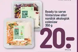 REMA 1000 Ready to serve Vinterslaw eller nordisk økologisk coleslaw tilbud