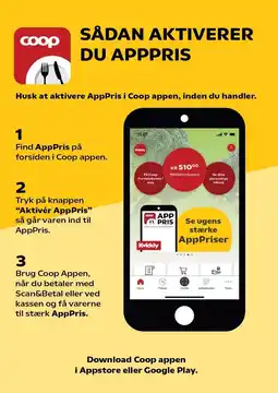 SuperBrugsen SÅDAN AKTIVERER DU APPPRIS tilbud