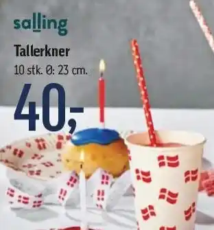 Føtex SALLING Tallerkner tilbud