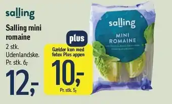 Føtex Salling mini romaine tilbud