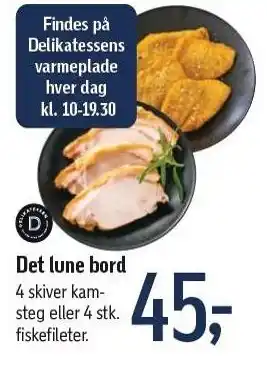 Føtex DELIKATESSEN Det lune bord tilbud