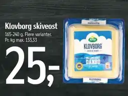 Føtex ARLA Klovborg skiveost tilbud