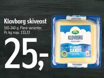 Føtex ARLA Klovborg skiveost tilbud