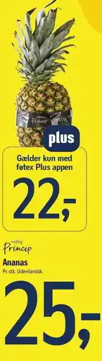 Føtex Ananas tilbud