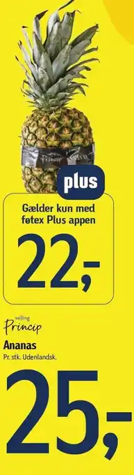 Føtex Ananas tilbud