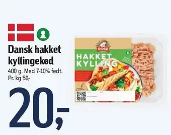 Føtex ROSE Dansk hakket kyllingekød tilbud