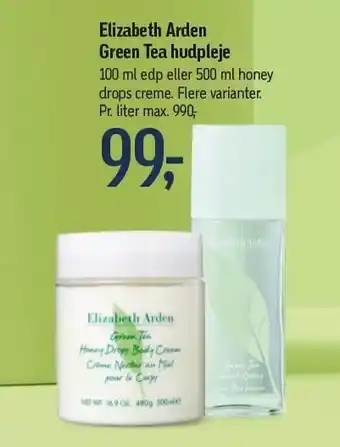 Føtex Elizabeth Arden Green Tea hudpleje tilbud