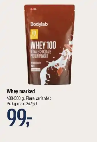 Føtex BODYLAB Whey marked tilbud