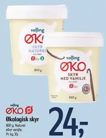 Føtex SALLING ØKO Økologisk skyr tilbud