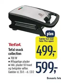 Føtex Tefal snack collection tilbud