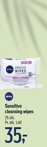 Føtex NIVEA Sensitive cleansing wipes tilbud