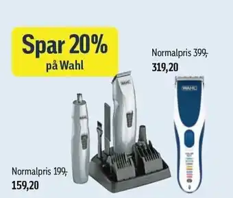 Føtex Spar 20% på Wahl tilbud