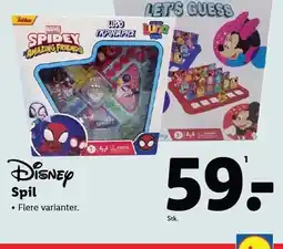 Lidl DISNEY Spil tilbud