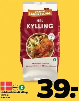 Netto Hel dansk landkyllling tilbud