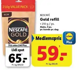 Lidl Golf refill tilbud