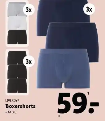 Lidl LIVERGY Boxershorts tilbud