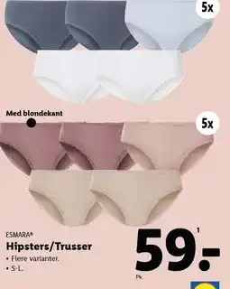 Lidl ESMARA Hipsters/Trusser tilbud