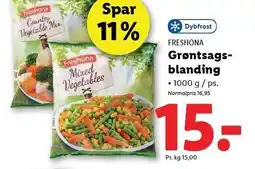 Lidl FRESHONA Grøntsagsblanding tilbud