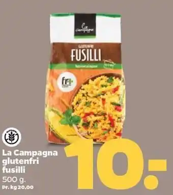 Netto La Campagna glutenfri frusilli tilbud