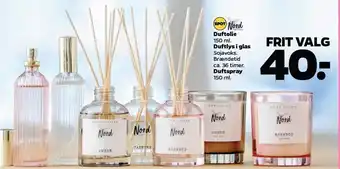 Netto Duftolie, Duftlys i glas eller Duftspray tilbud