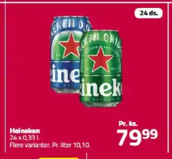 Fleggaard Heineken. tilbud