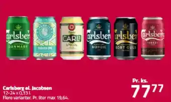 Fleggaard Carlsberg el. Jacobsen tilbud