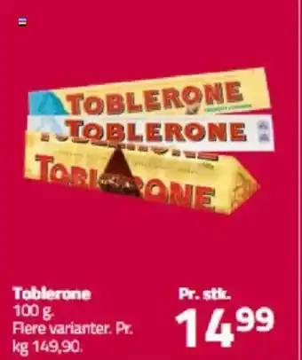 Fleggaard Toblerone . tilbud