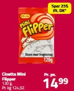 Fleggaard Cloetta Mini Flipper tilbud