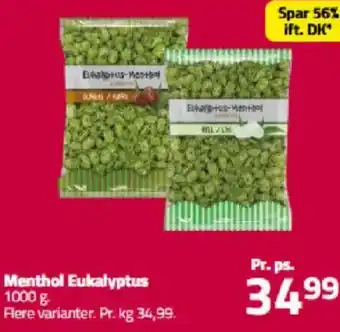 Fleggaard Menthol Eukalyptus tilbud