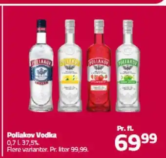 Fleggaard Poliakov Vodka tilbud