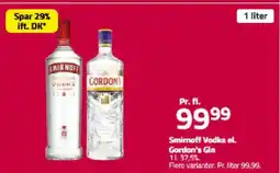 Fleggaard Smirnoff Vodka el. tilbud