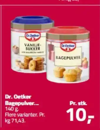 Fleggaard Dr. Oetker Bagepulver tilbud