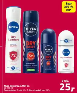 Fleggaard Nivea Deospray el. Roll-on tilbud