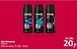 Fleggaard Axe Deospray tilbud