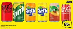 Calle Coca Cola, Fanta, Sprite el. Fuze Tea tilbud