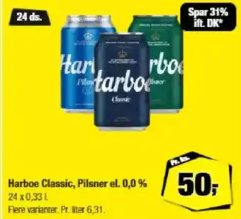 Calle Harboe classic, pilsner el. 0,0% tilbud