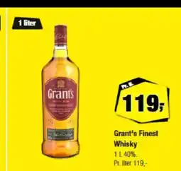 Calle Grant's Finest Whisky tilbud