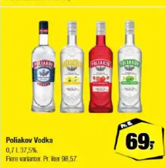 Calle Poliakov Vodka tilbud