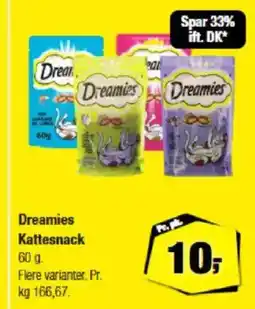 Calle Dreamies Kattesnack tilbud