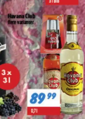 zur Krone Havana Club flere varianter tilbud