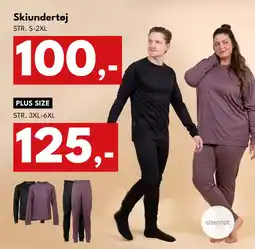 Dansk Outlet Skiundertøj PLUS SIZE tilbud