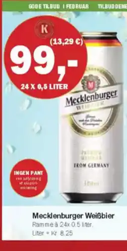 Købmandsgården Mecklenburger Weißbier tilbud