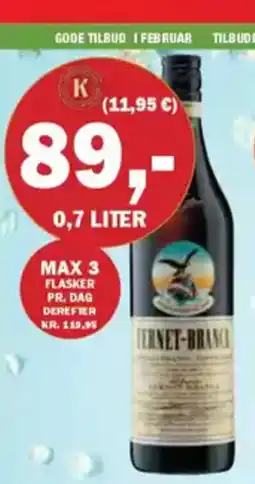 Købmandsgården Fernet-Branca tilbud