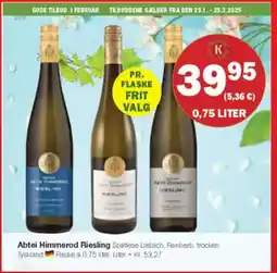 Købmandsgården Abtei Himmerod Riesling tilbud