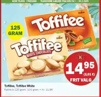 Købmandsgården Toffifee, Toffifee White tilbud