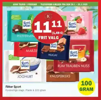 Købmandsgården Ritter Sport tilbud